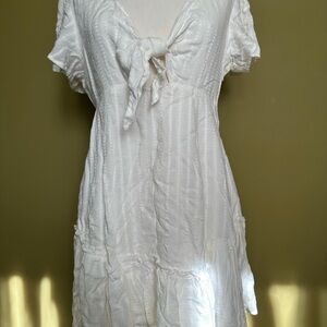 NWOT Cotton Candy LA White Textured Dress